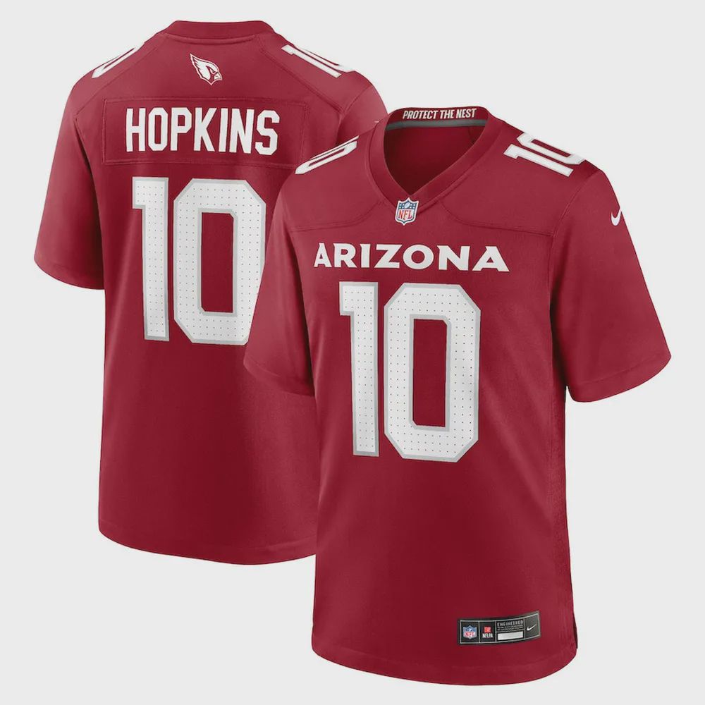 DeAndre Hopkins 10 Arizona Cardinals Men Game Jersey – Cardinal