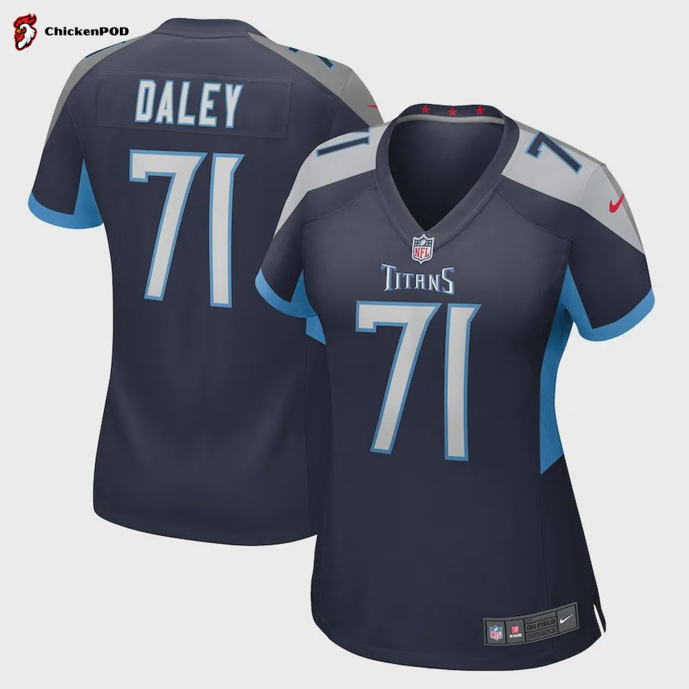 Dennis Daley Tennessee Titans Women’s Game Player Jersey – Navy