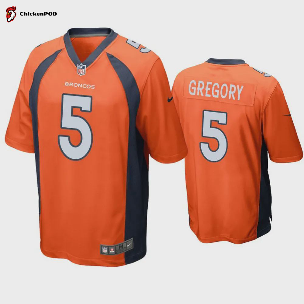 Denver Broncos Randy Gregory 94 Game Jersey – White Jersey