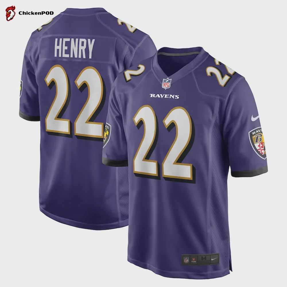 Derrick Henry 22 Tennessee Titans Youth Atmosphere Game Jersey – Gray