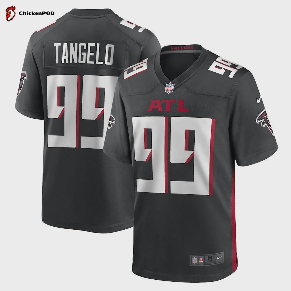 Derrick Tangelo Atlanta Falcons Women’s Game Player Jersey – Black