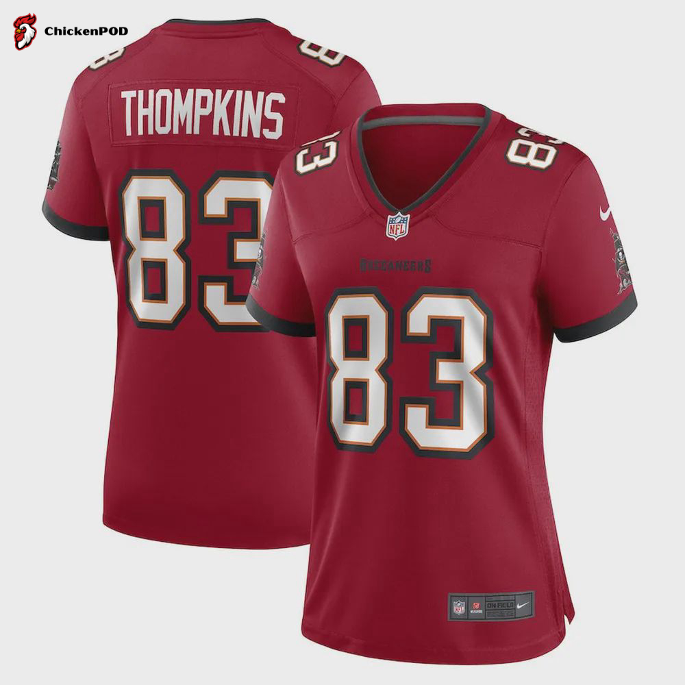 Deven Thompkins Tampa Bay Buccaneers Women’s Game Player Jersey – Red