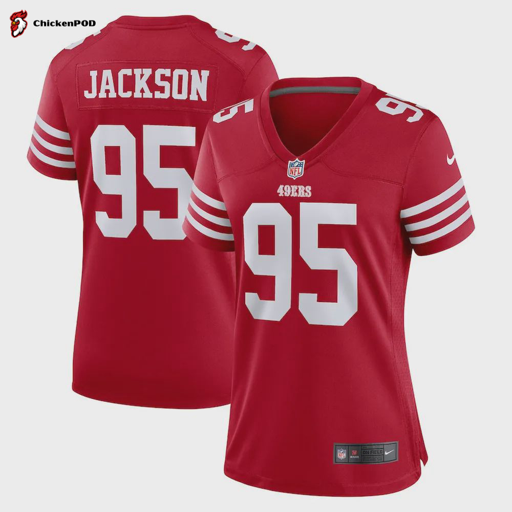 Drake Jackson San Francisco 49ers Women’s Game Player Jersey – Scarlet