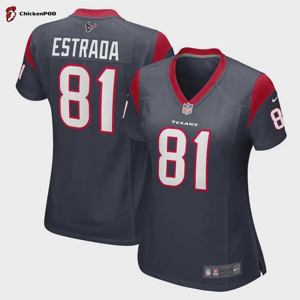 Drew Estrada Houston Texans Women’s Game Player Jersey – Navy