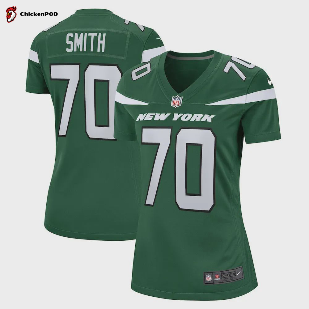 Eric Smith New York Jets Women’s Game Player Jersey – Gotham Green