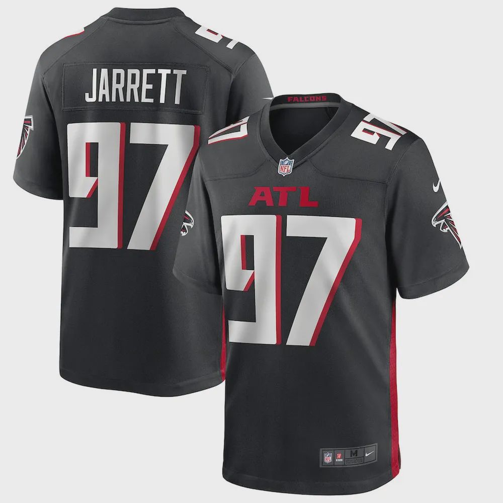 Grady Jarrett 97 Atlanta Falcons Men’s Game Jersey – Black