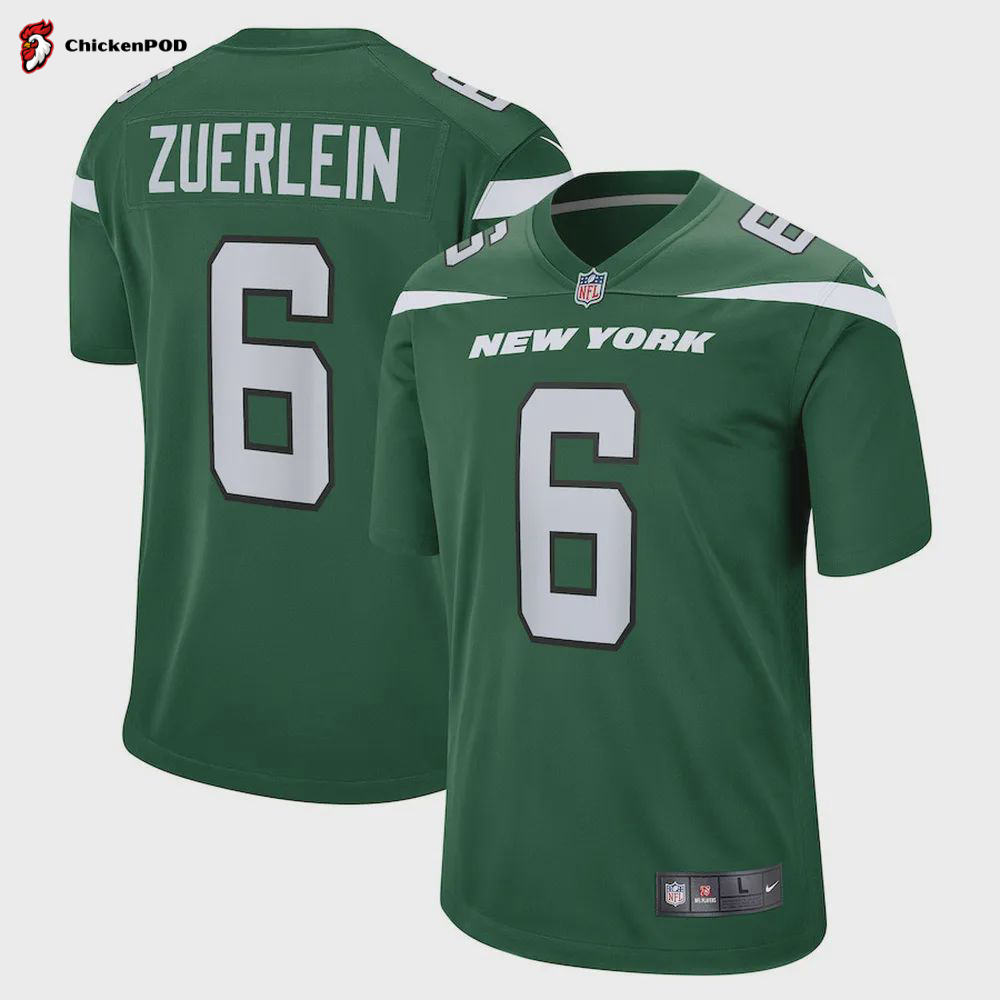 Greg Zuerlein New York Jets Women’s Game Player Jersey – Gotham Green