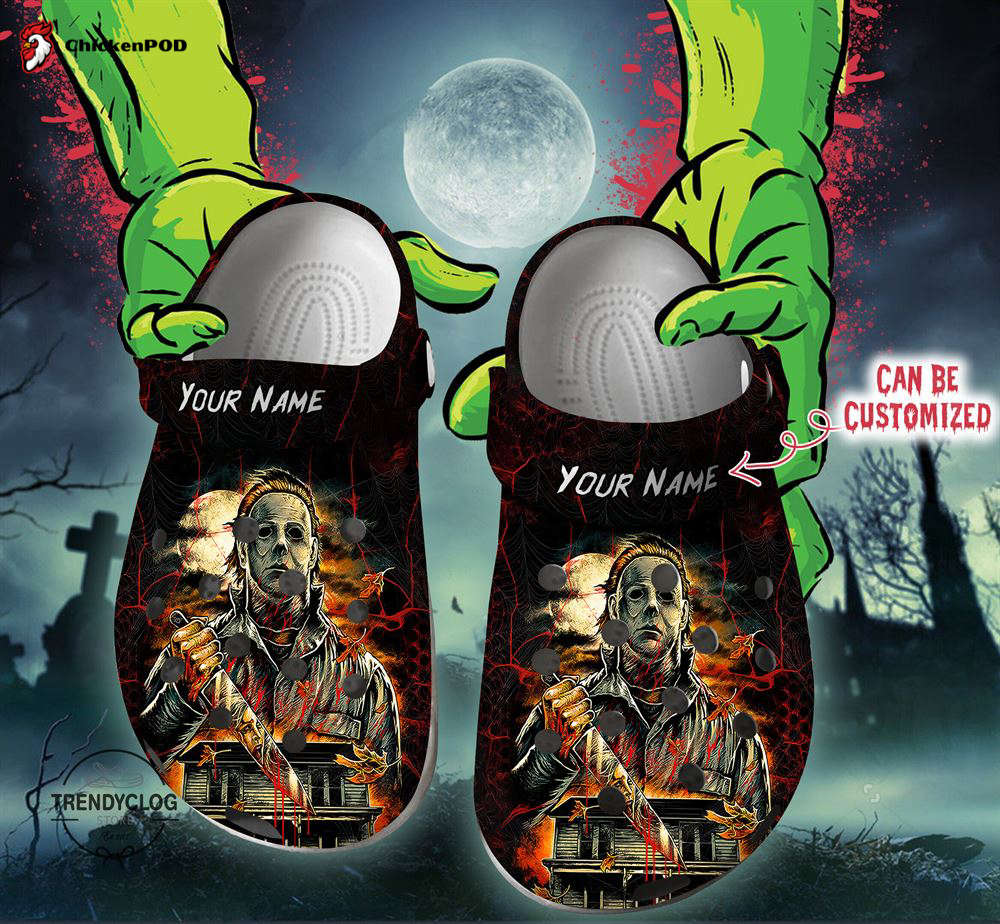 Halloween Crocs-Slippers – Personalized Horrors Halloween Pattern Clog Shoes