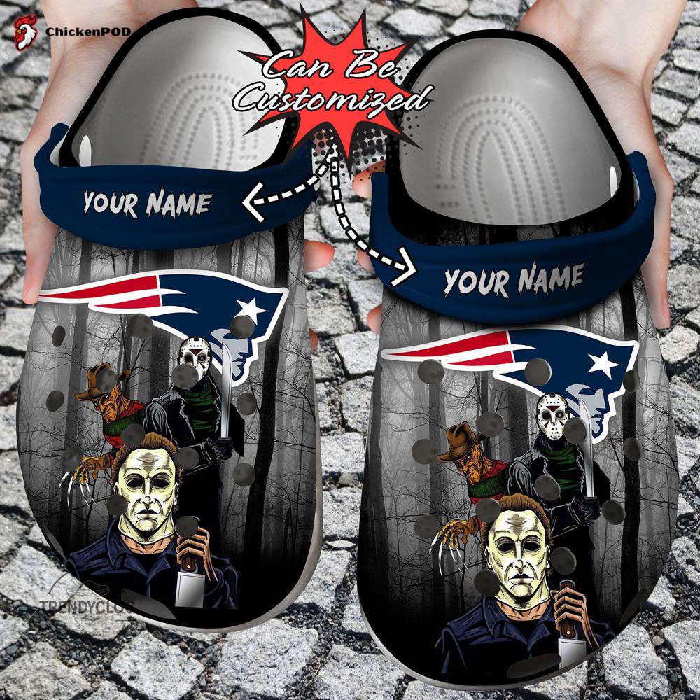 Halloween Crocs-Slippers – Personalized PSteelers Horror Movie Clog Shoes