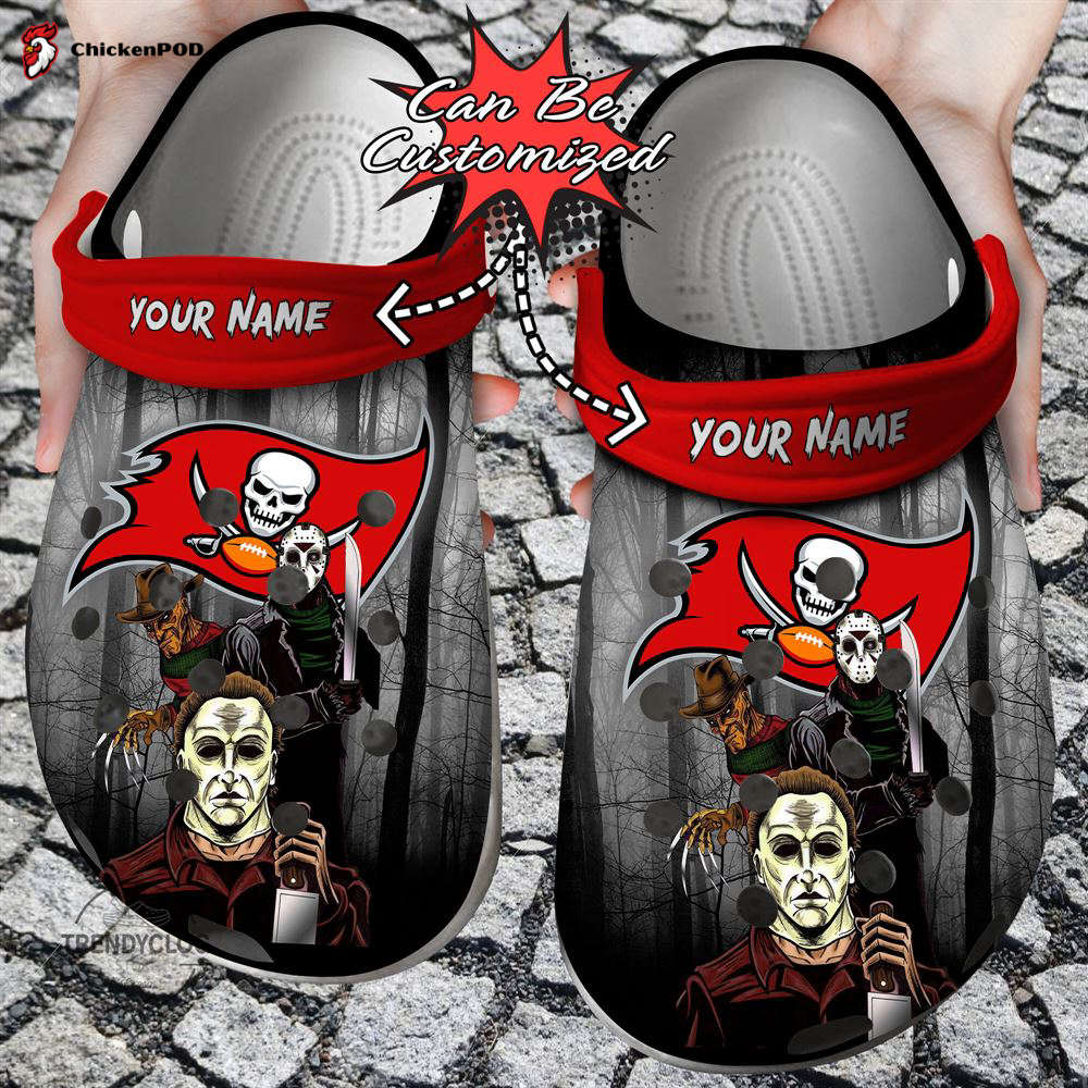 Halloween Crocs-Slippers – Personalized SF 49ers Horror Movie Clog Shoes