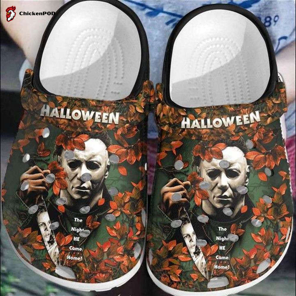 Halloween Michael Myers Pumpkin Crocs-Slippers Crocband Clogs