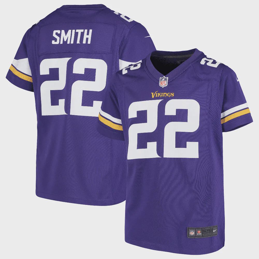 Harrison Smith Minnesota Vikings Girls Youth Game Jersey – Purple Jersey