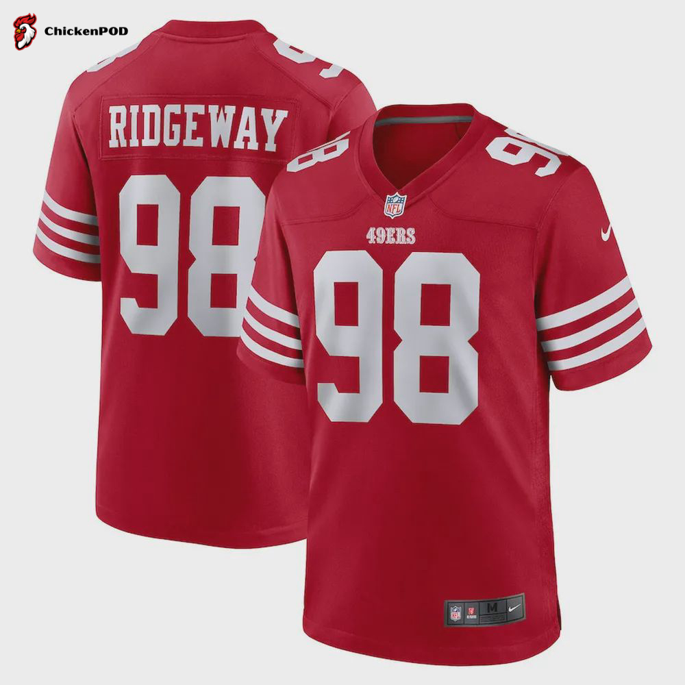 Hassan Ridgeway San Francisco 49ers Women’s Game Player Jersey – Scarlet