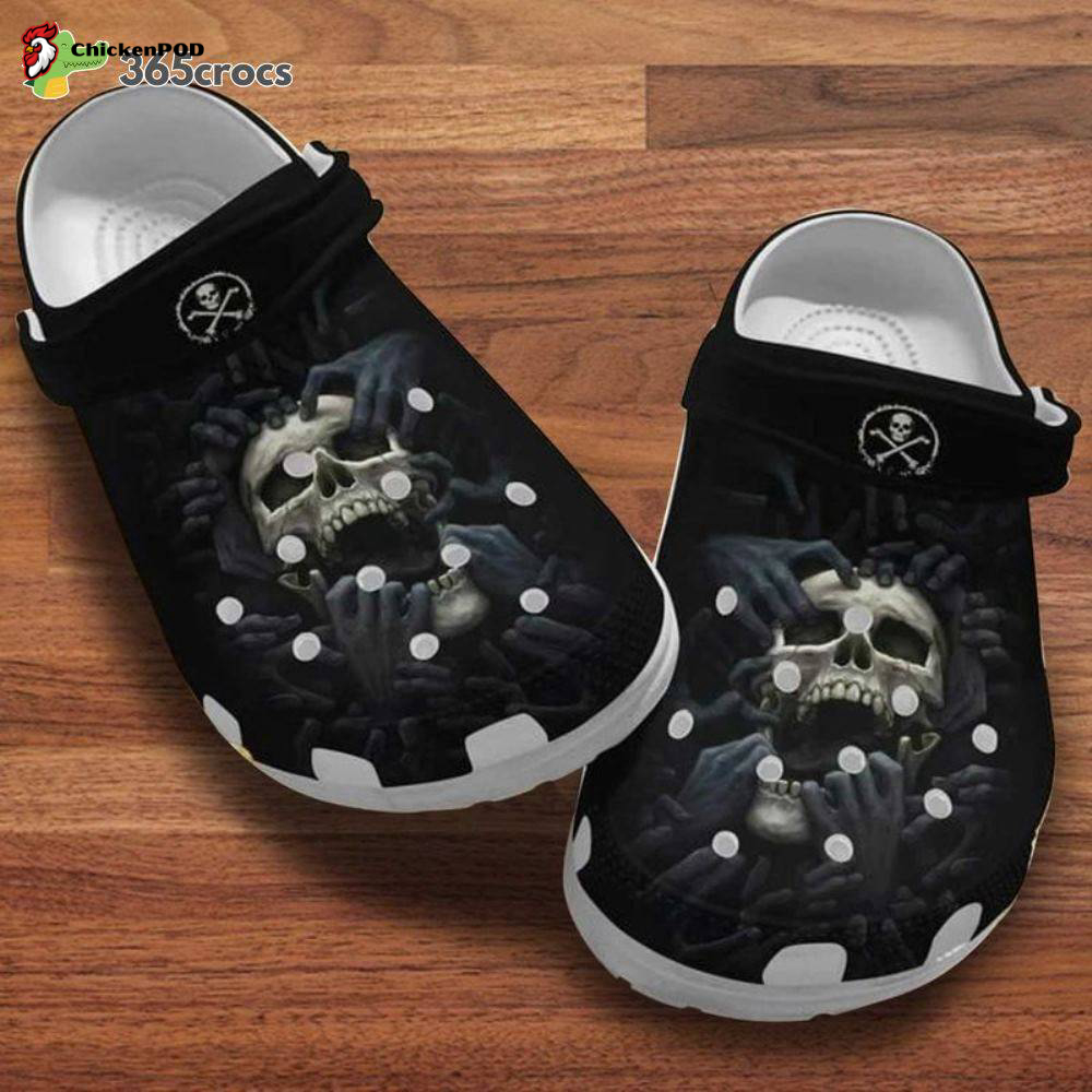 Awesome Hello Darkness My Old Friend Jack Skellington Crocs-Slippers Crocband Clog