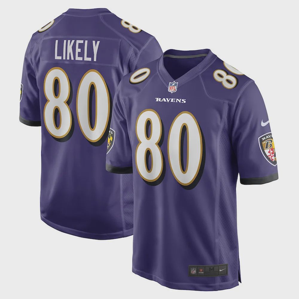 Isaiah Likely Baltimore Ravens Player Game Jersey – Purple