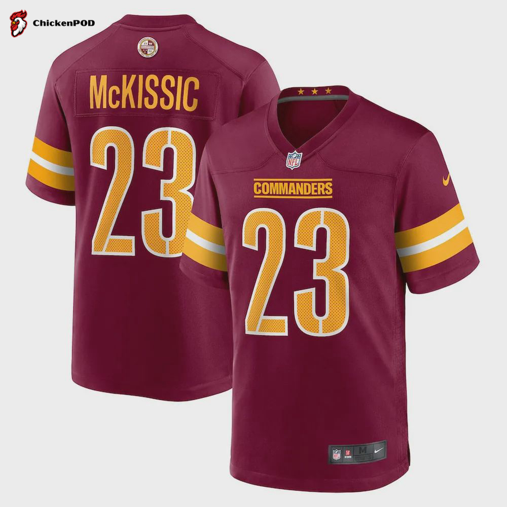 J. McKissic Washington Commanders Game Jersey – Burgundy