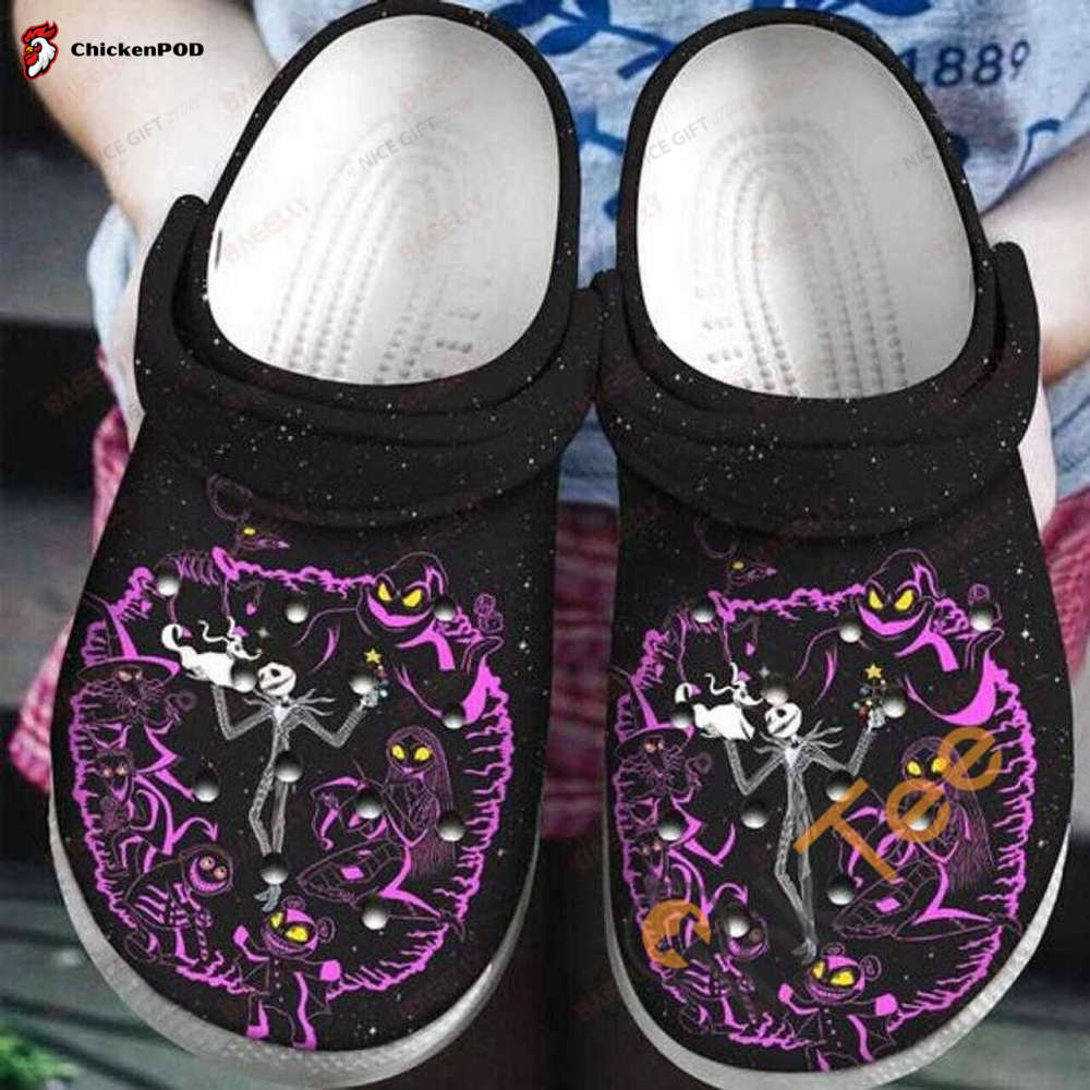 Jack Skellington And Sally Crocs-Slippers Shoes CRS-G9F6