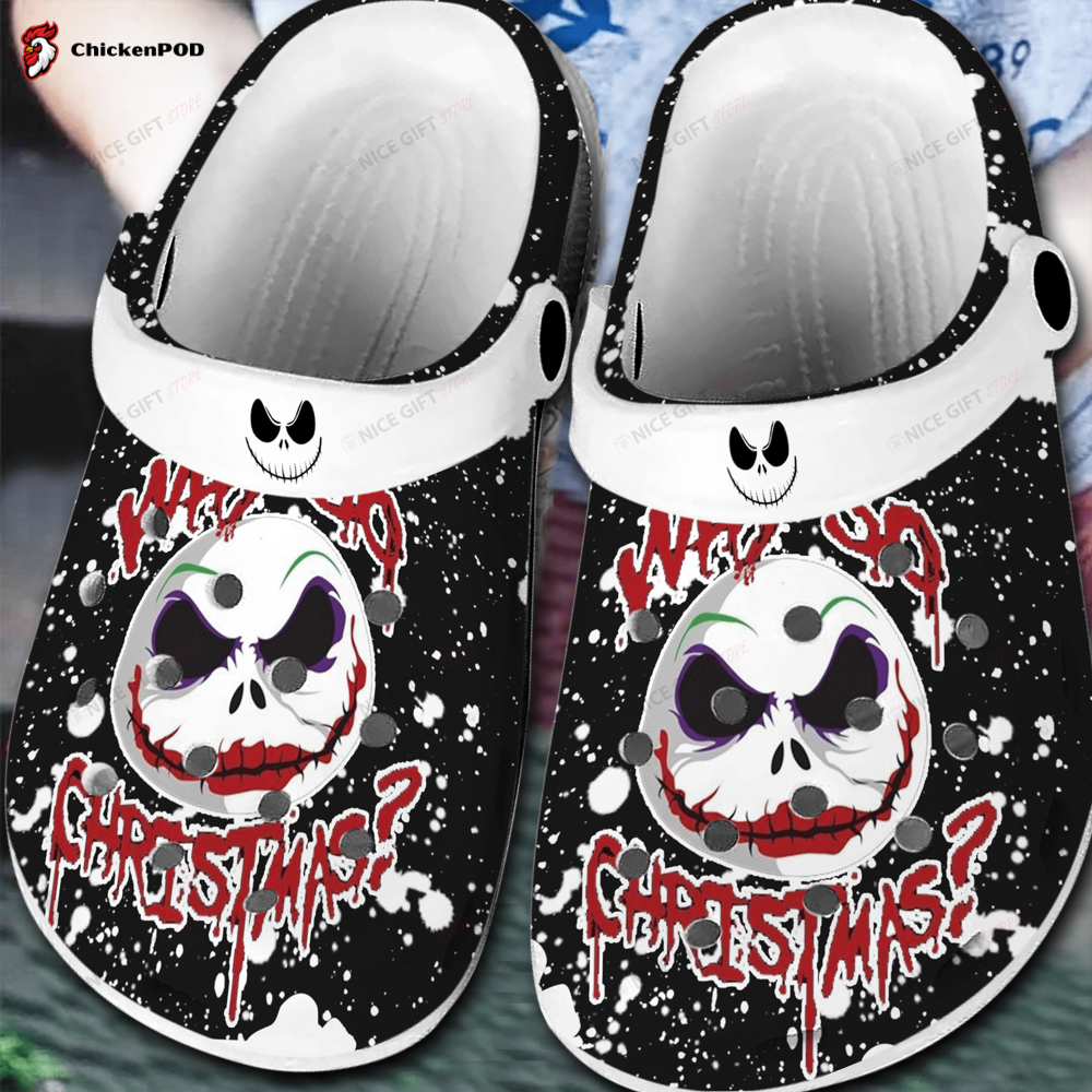 Jack Skellington And Groot Custom Name Crocs-Slippers Shoes CRS-D5V8