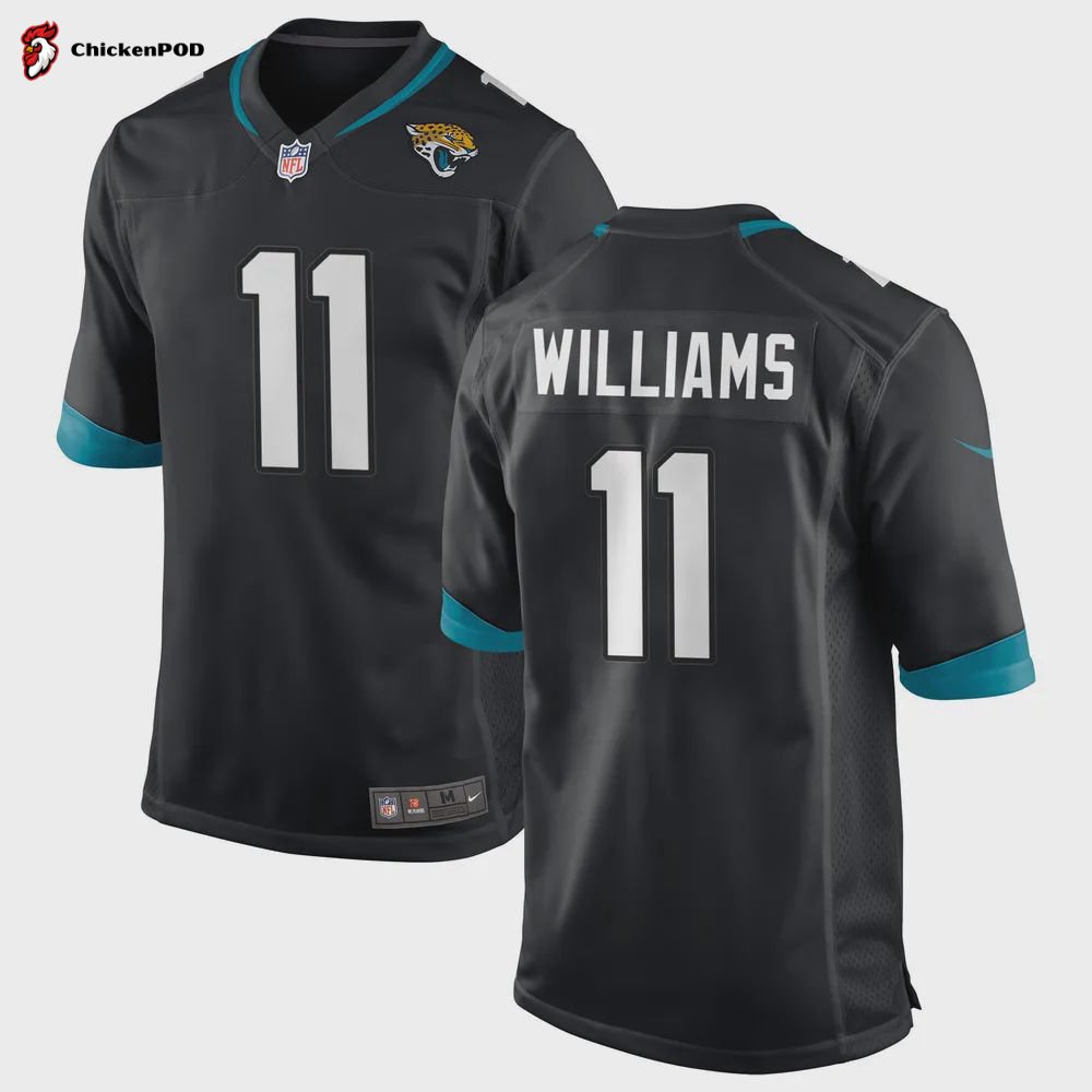 Jacksonville Jaguars Darious Williams 11 Game Jersey – Black Jersey