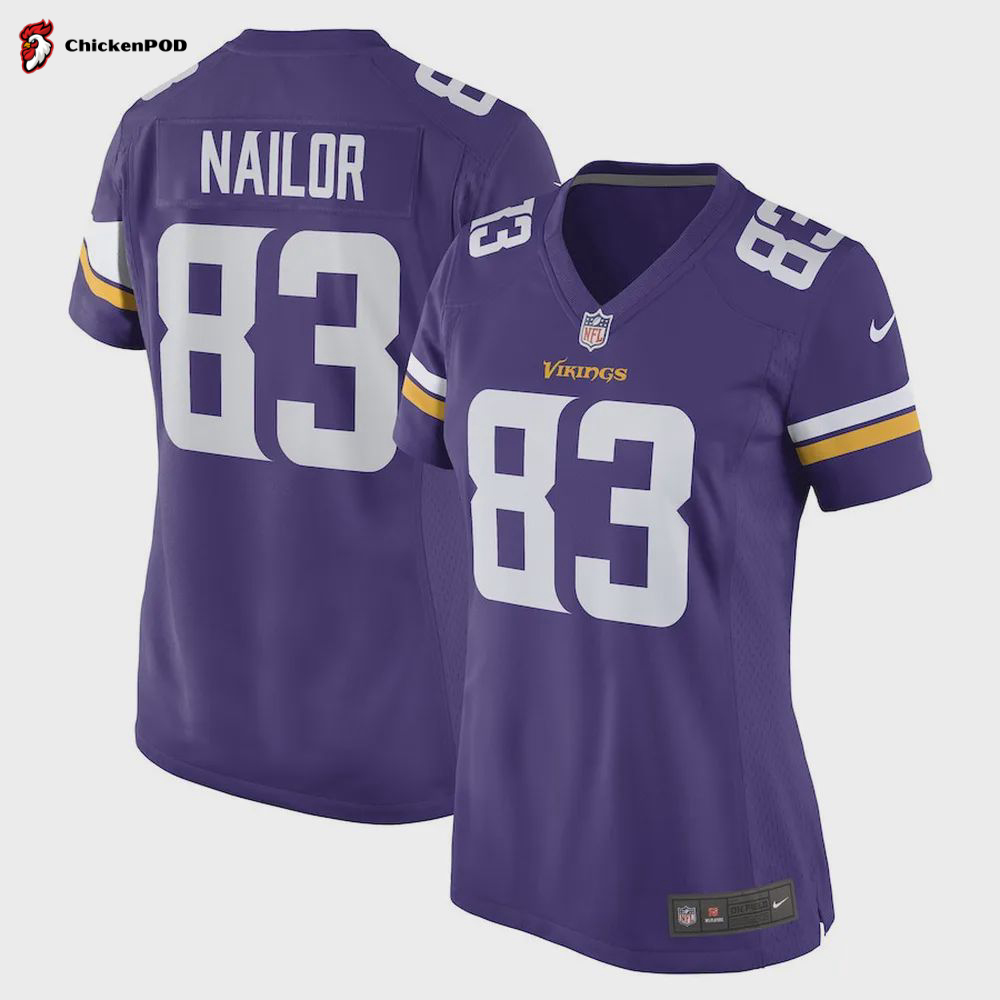 Jalen Nailor Minnesota Vikings Women’s Game Player Jersey – Purple