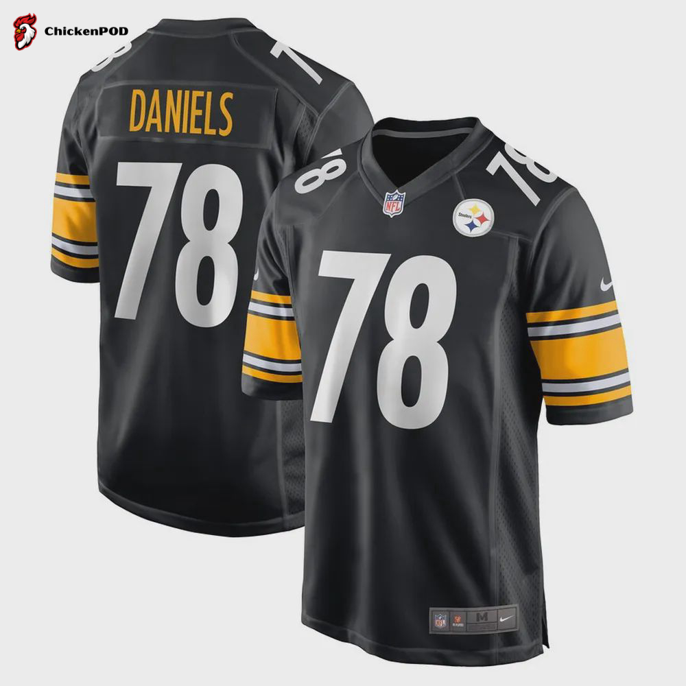 James Daniels 78 Pittsburgh Steelers Women’s Game Jersey – Black