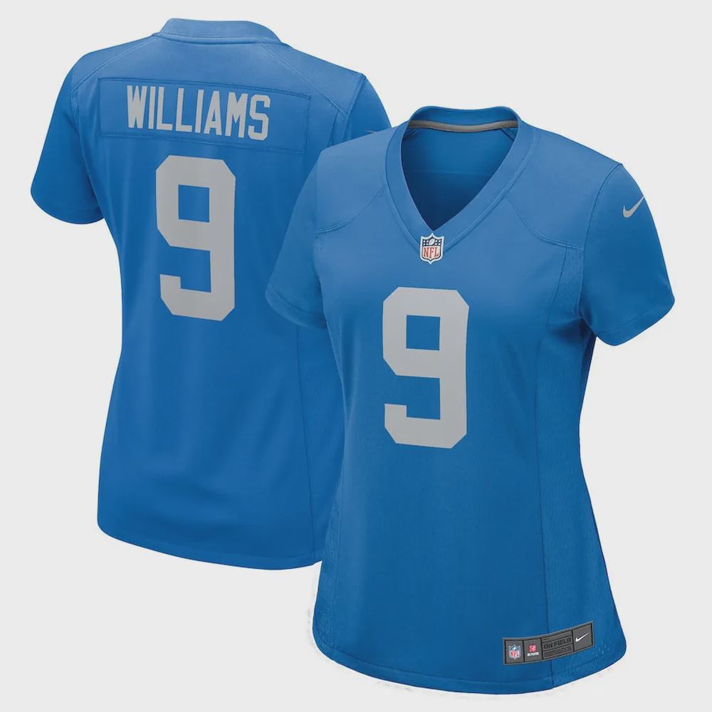 Jameson Williams Detroit Lions Women’s Player Game Jersey – Blue