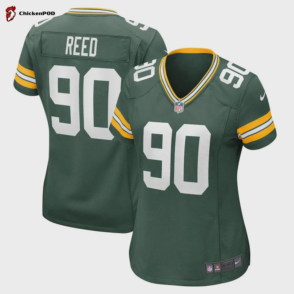 Jarran Reed Green Bay Packers Women’s Game Player Jersey – Green