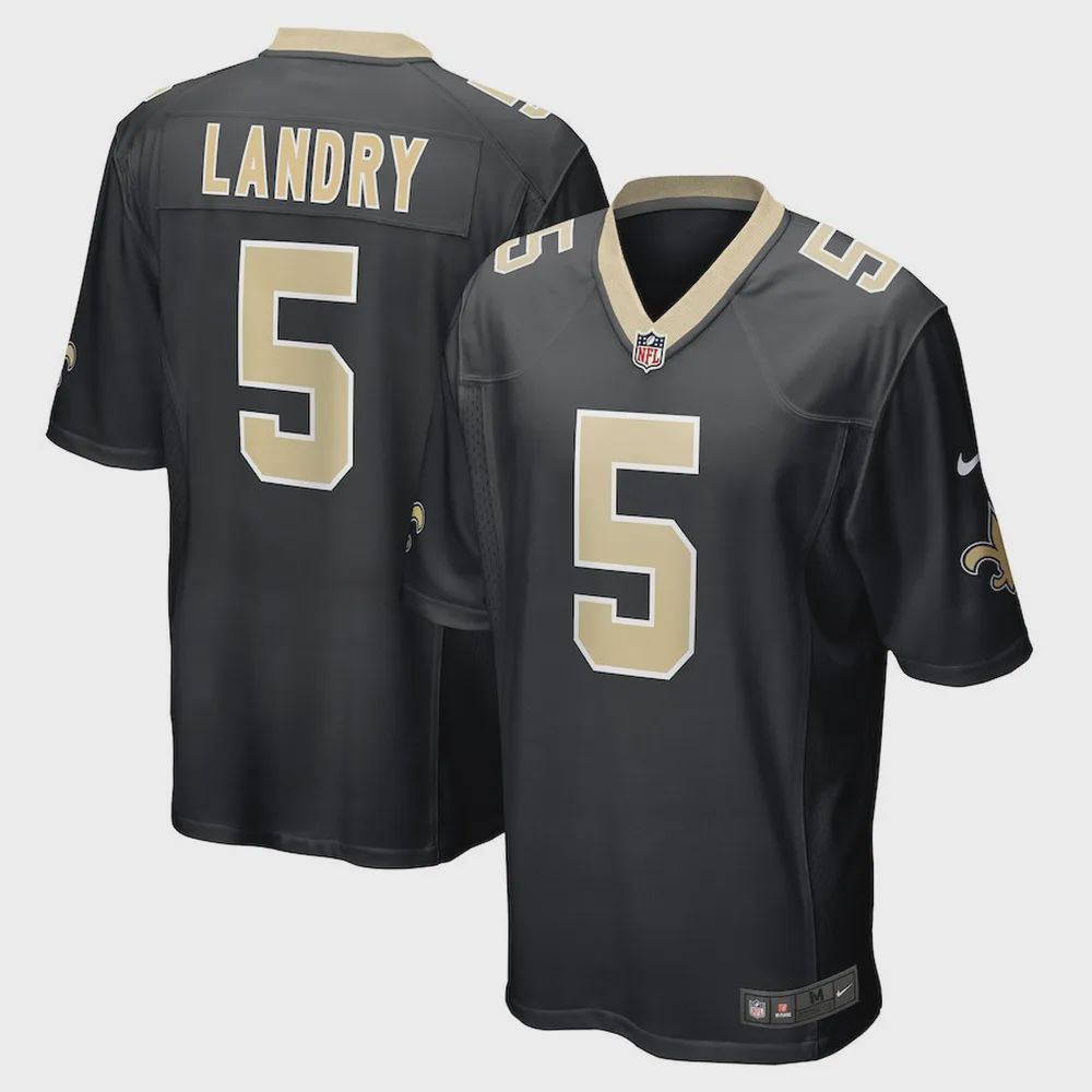 Jarvis Landry 5 New Orleans Saints Men’s Game Jersey – Black