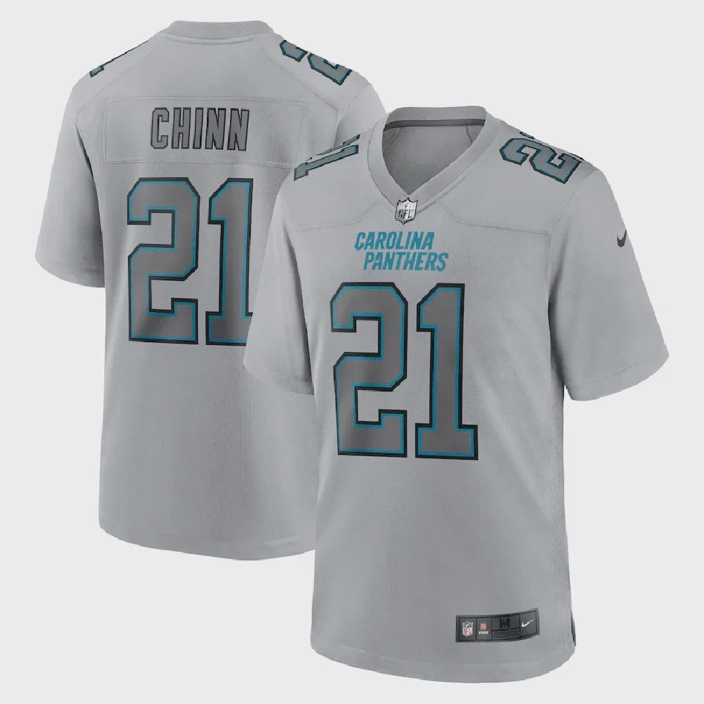 Jeremy Chinn 21 Carolina Panthers Men Atmosphere Fashion Game Jersey – Gray