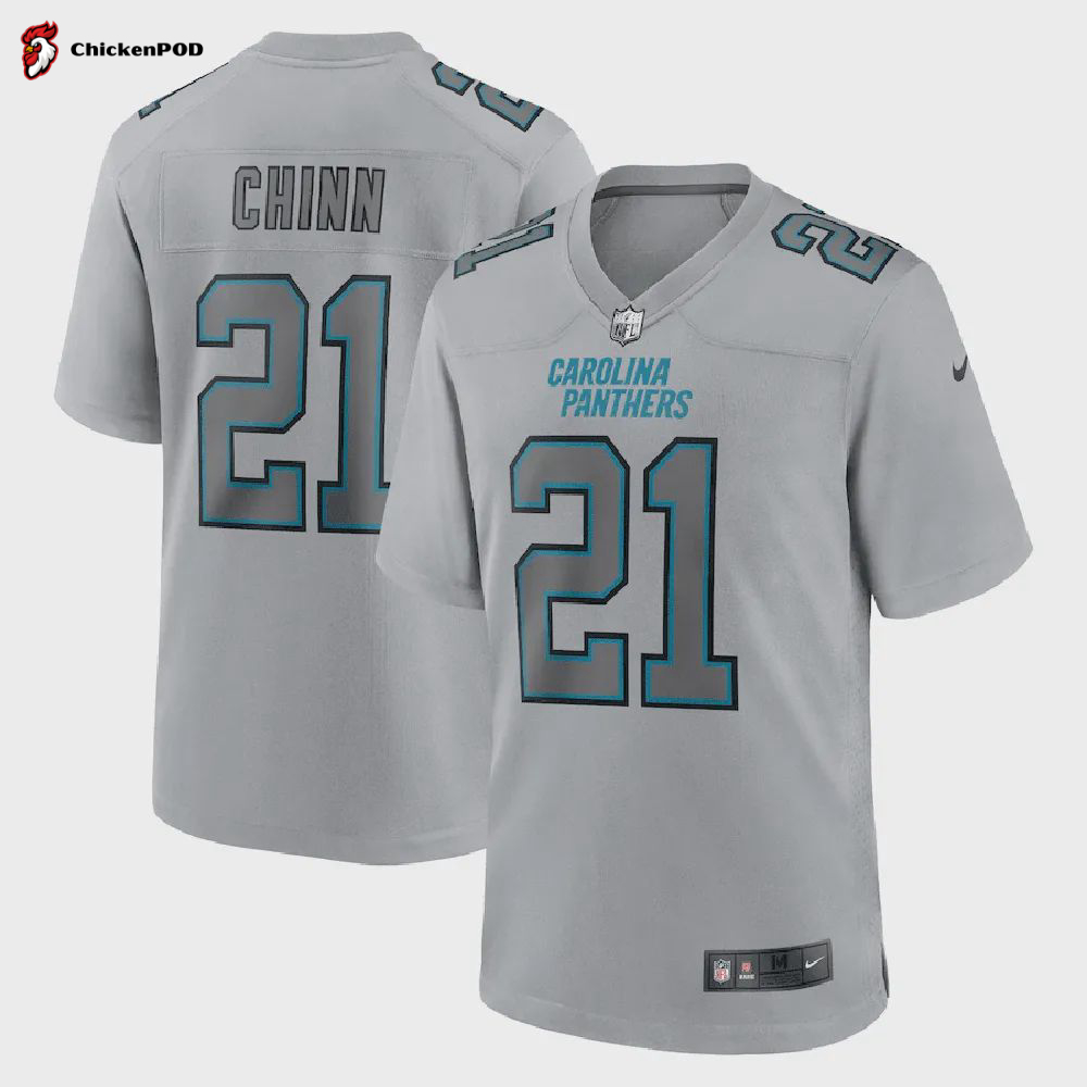 Jeremy Chinn 21 Carolina Panthers Men Atmosphere Fashion Game Jersey – Gray