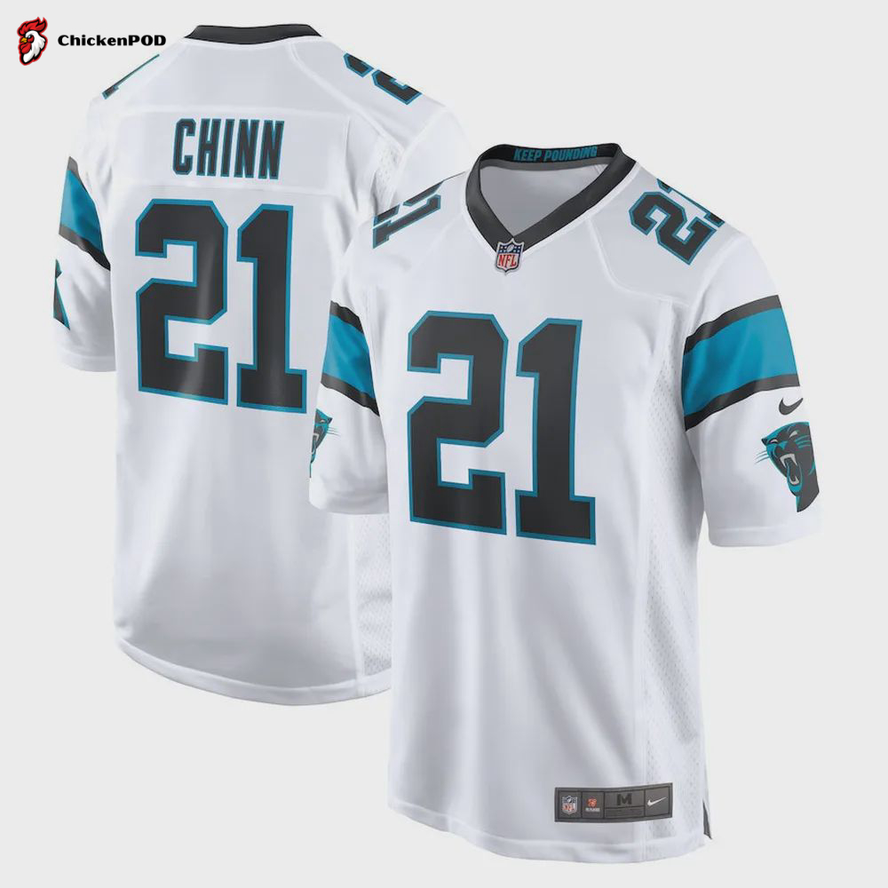 Jeremy Chinn 21 Carolina Panthers Atmosphere Fashion Game Jersey – Gray