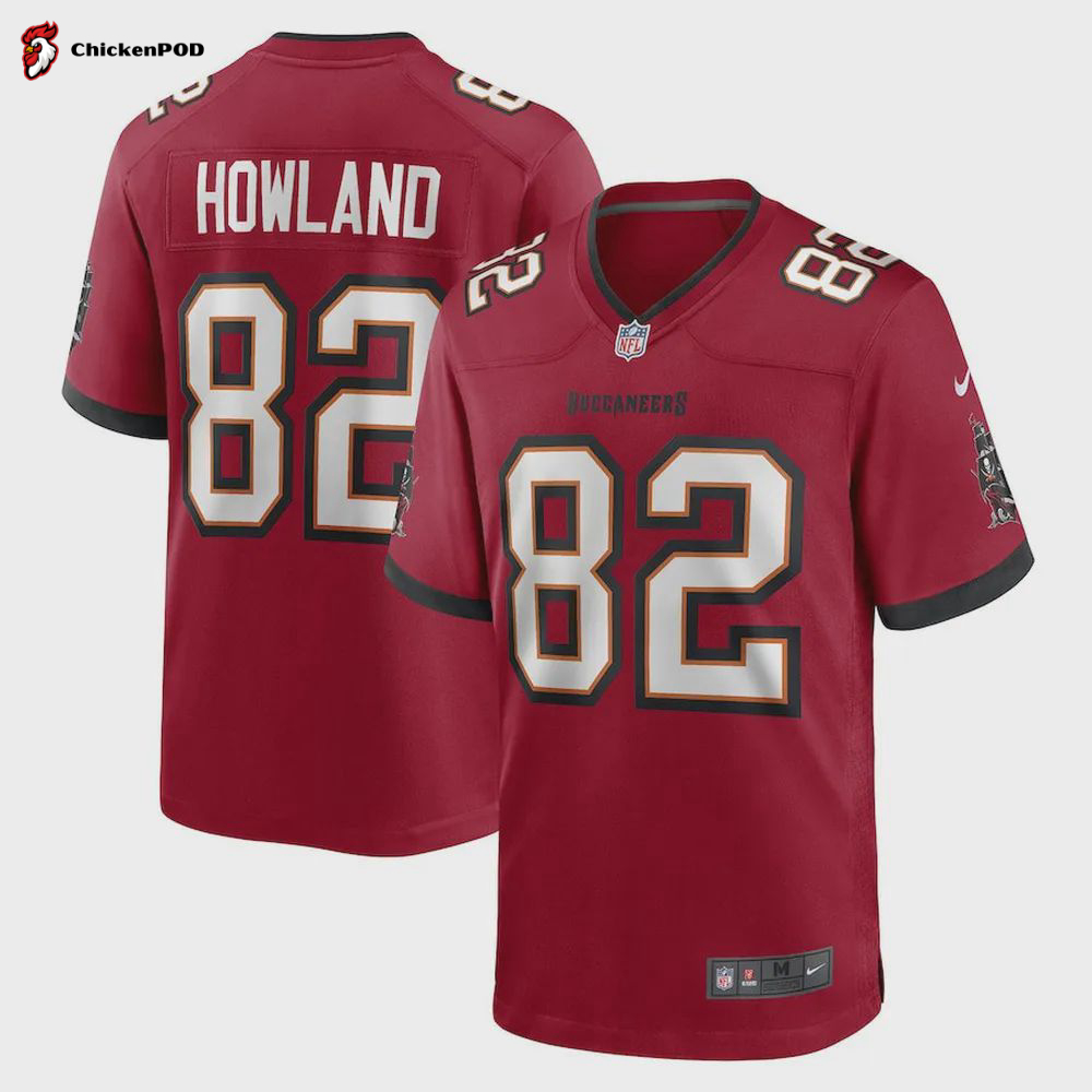 JJ Howland Tampa Bay Buccaneers Women’s Game Player Jersey – Red