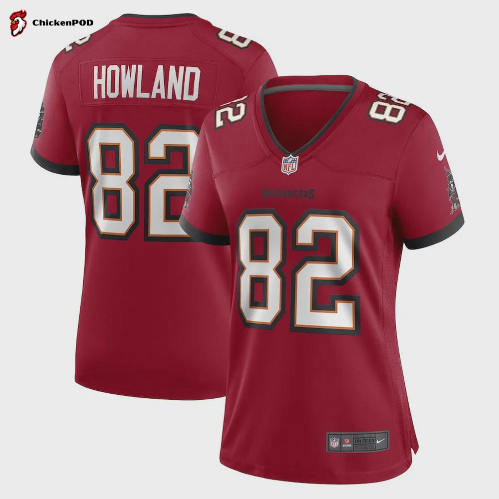 JJ Howland Tampa Bay Buccaneers Women’s Game Player Jersey – Red