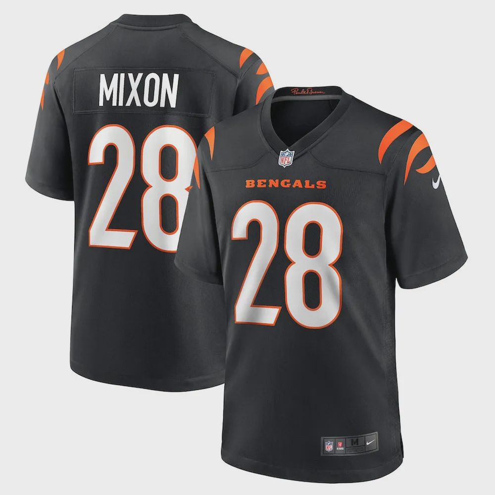 Joe Mixon Cincinnati Bengals Player Game Jersey – Black