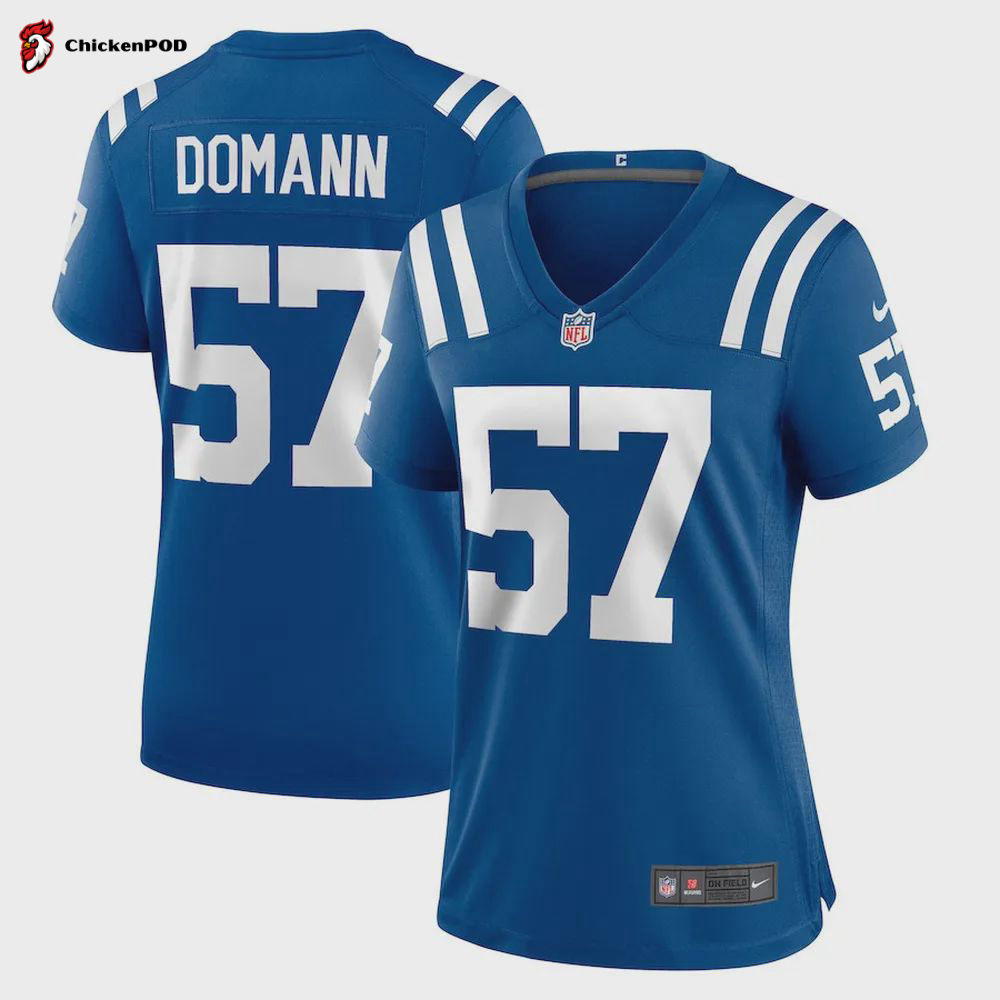 JoJo Domann Indianapolis Colts Women’s Game Player Jersey – Royal