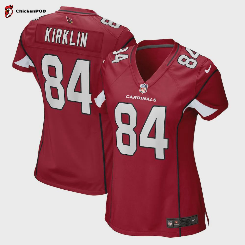 Jontre Kirklin Arizona Cardinals Women’s Game Player Jersey – Cardinal