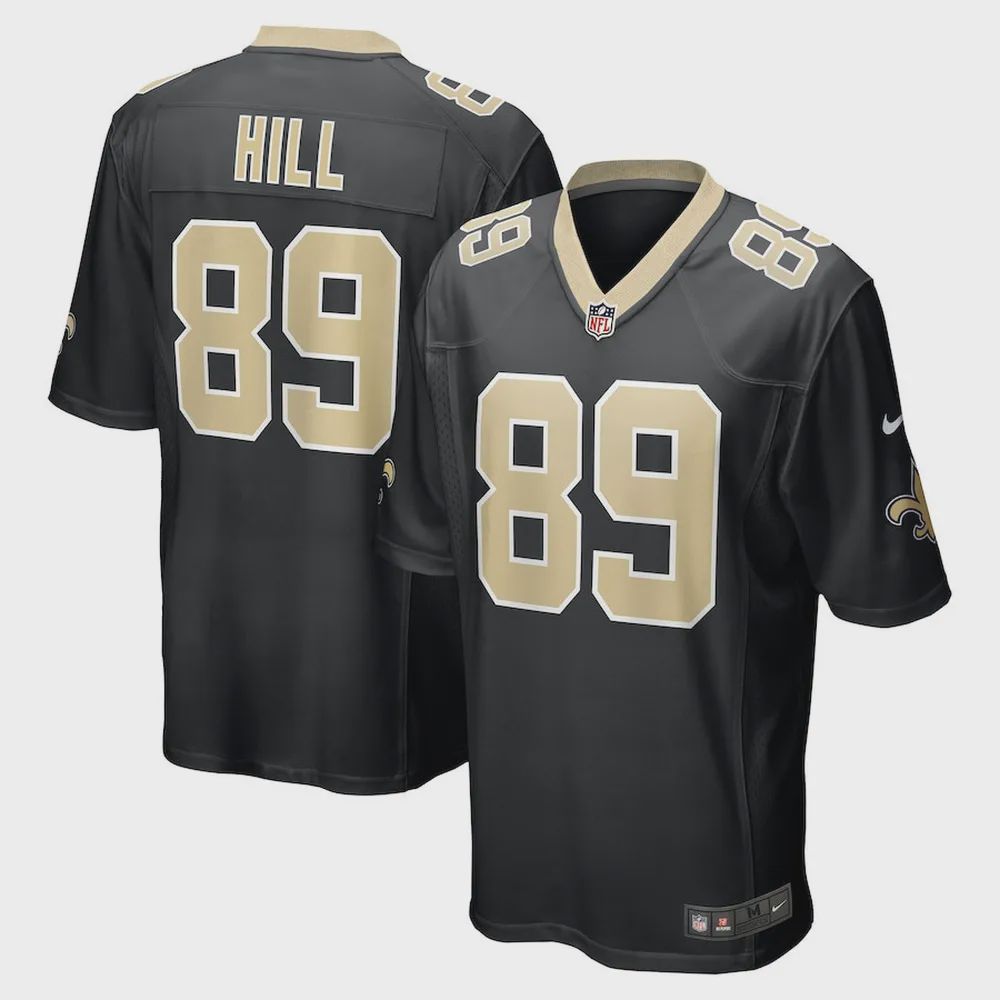 Josh Hill 89 New Orleans Saints Men’s Game Jersey – Black