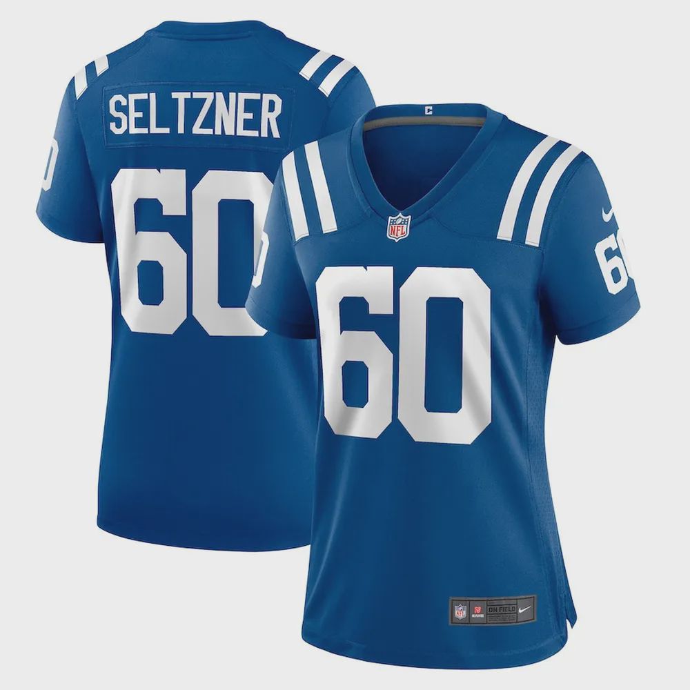 Josh Seltzner Indianapolis Colts Women’s Player Game Jersey – Royal