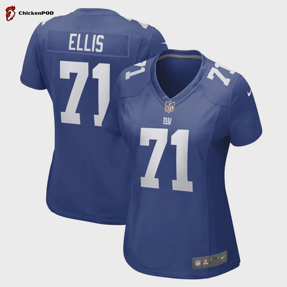 Justin Ellis New York Giants Women’s Game Player Jersey – Royal