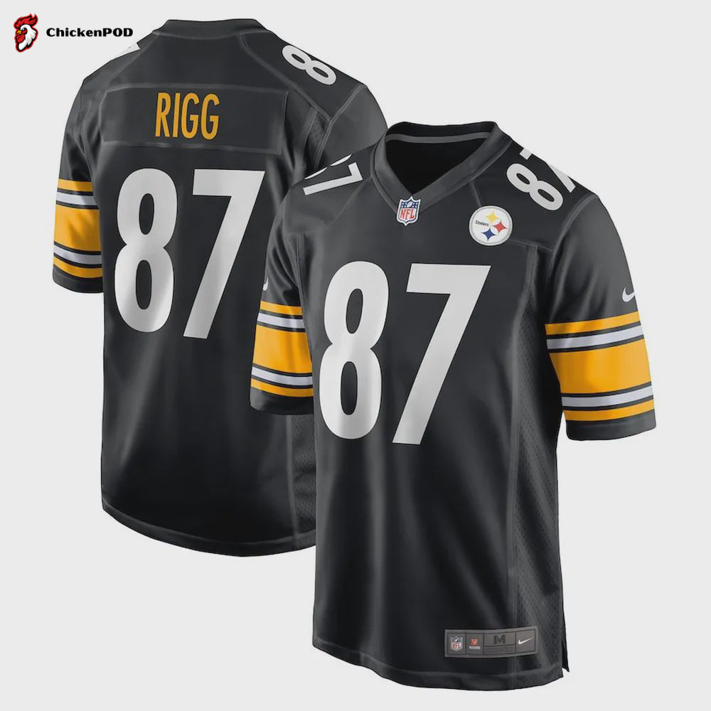 Justin Rigg Pittsburgh Steelers Women’s Game Player Jersey – Black