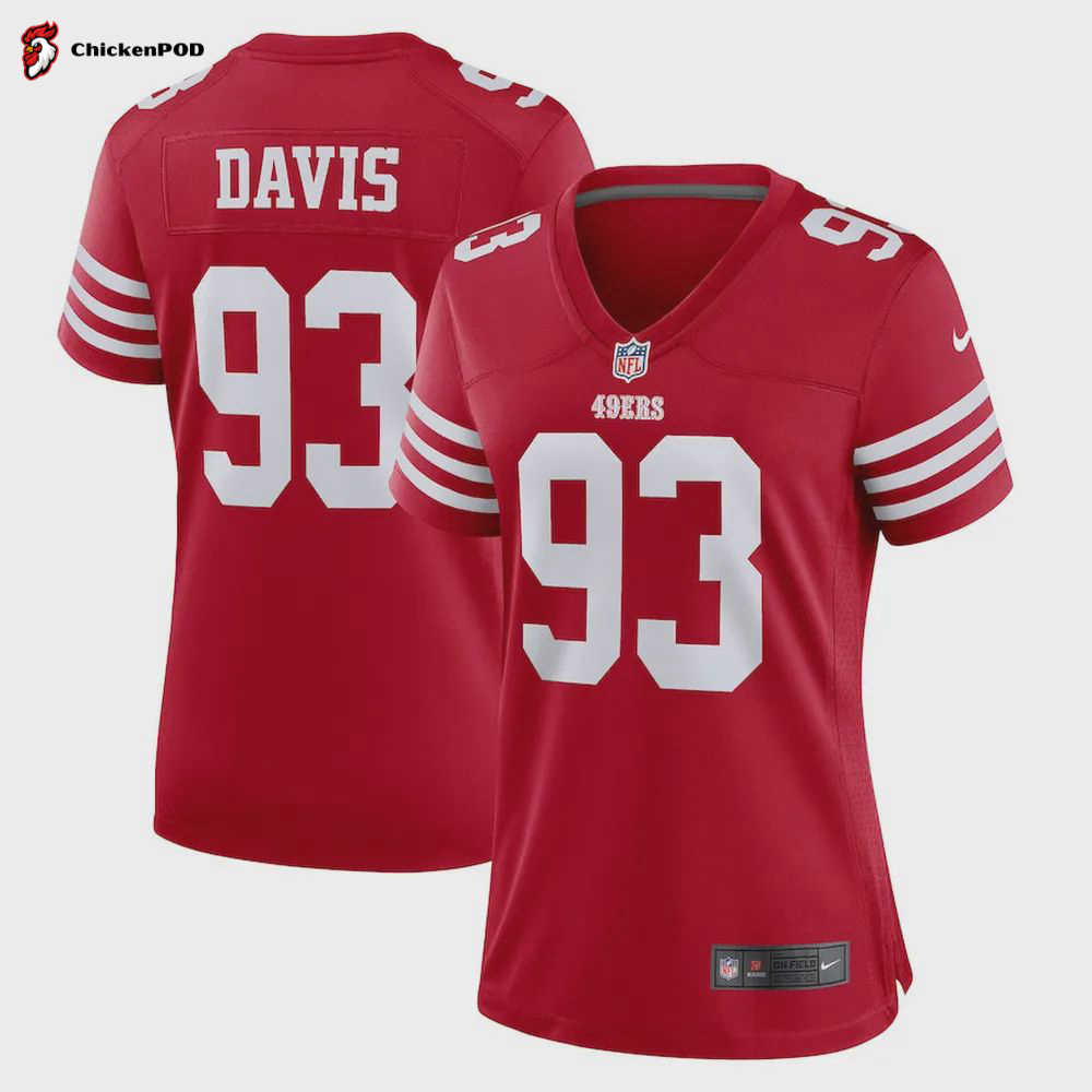 Kalia Davis San Francisco 49ers Women’s Game Player Jersey – Scarlet