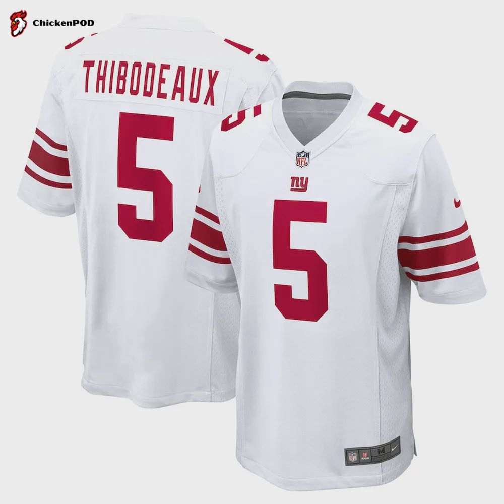 Kayvon Thibodeaux 5 New York Giants 2022 Draft First Round Pick Game Jersey In White