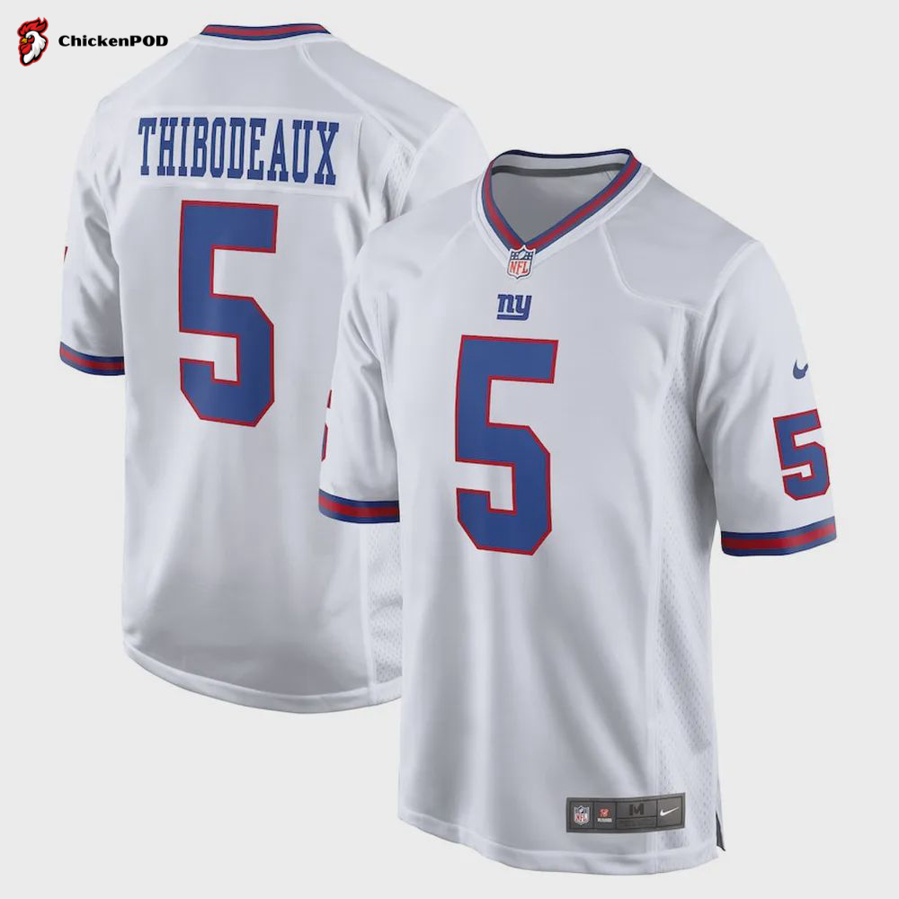 Kayvon Thibodeaux 5 New York Giants 2022 Draft First Round Pick Game Jersey In White