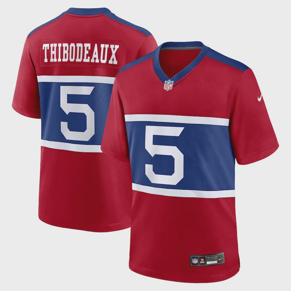 Kayvon Thibodeaux 5 New York Giants Alternate Player Game Jersey – Century Red