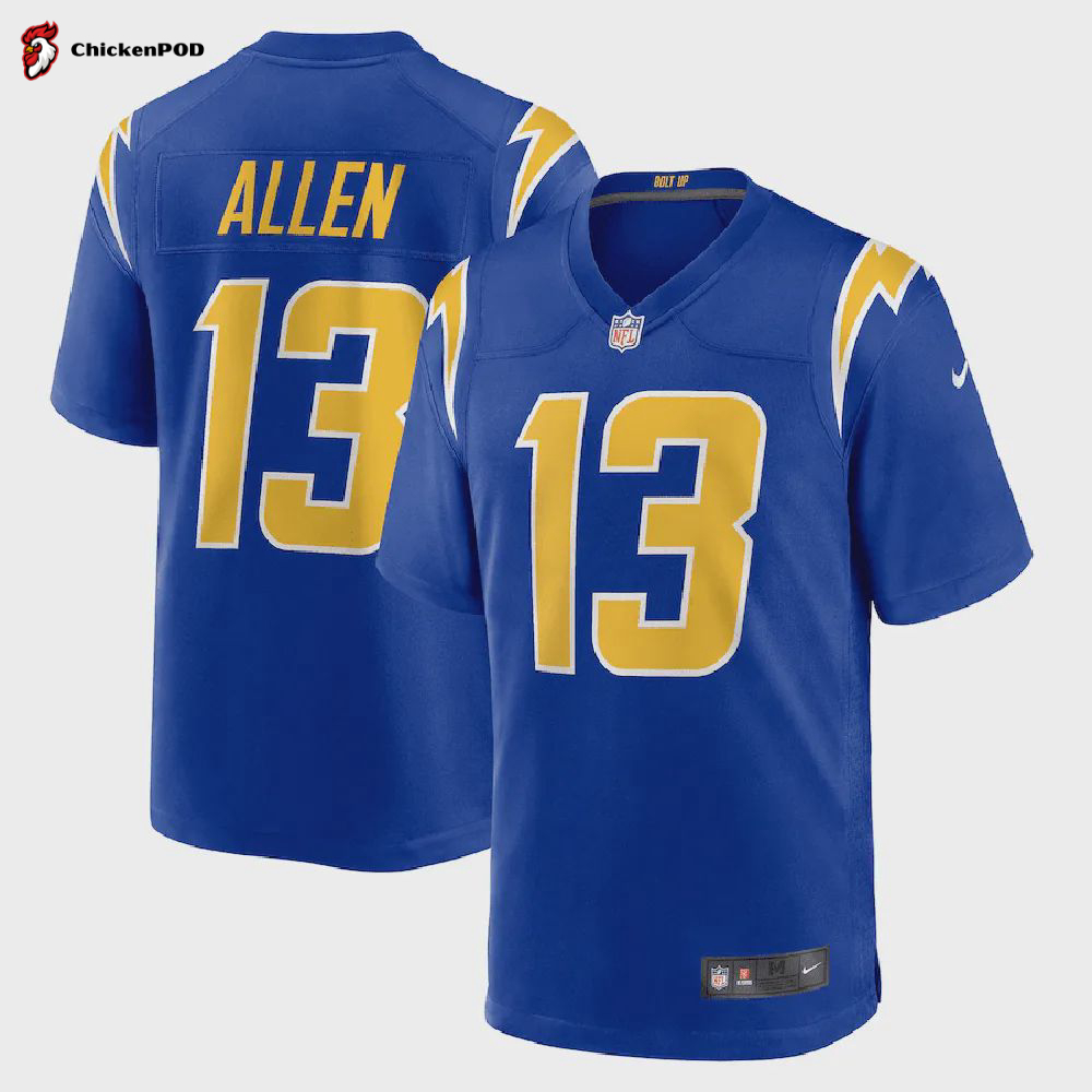 Keenan Allen 13 Los Angeles Chargers Game Jersey – White