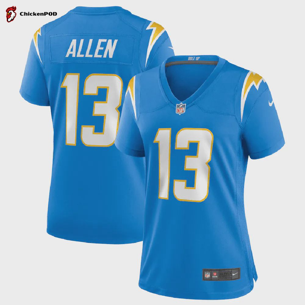 Keenan Allen 13 Los Angeles Chargers Women’s Game Jersey – Royal