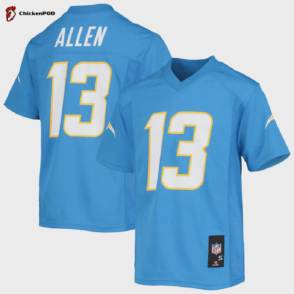 Keenan Allen 13 Los Angeles Chargers YOUTH Game Jersey – Powder Blue