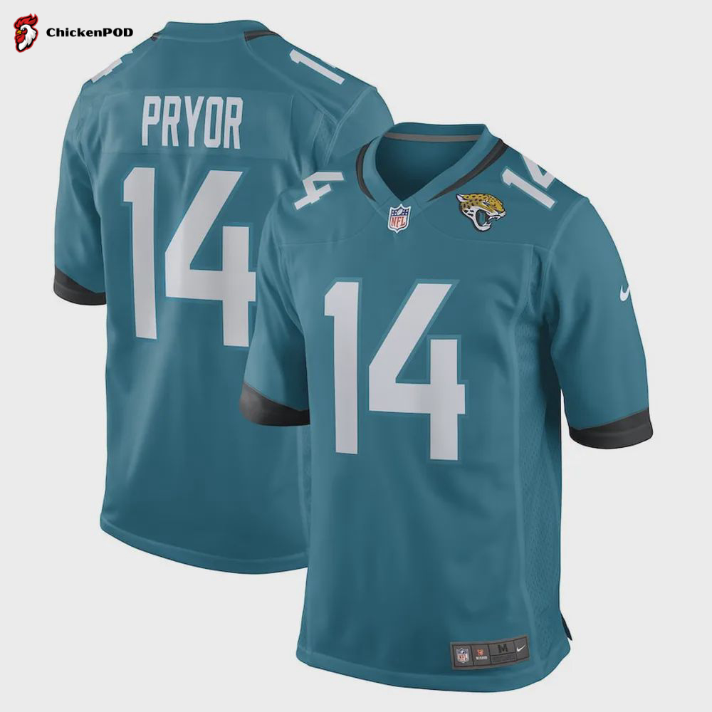 Kendric Pryor Jacksonville Jaguars Game Player Jersey – Teal