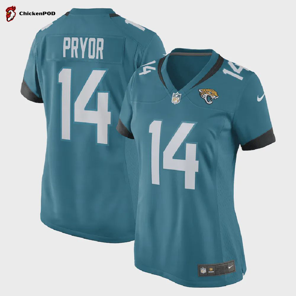 Kendric Pryor Jacksonville Jaguars Women’s Game Player Jersey – Teal