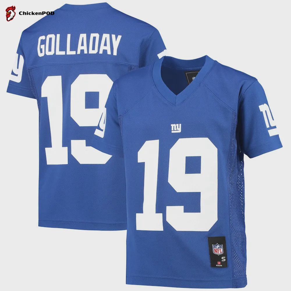 Kenny Golladay 19 New York Giants Youth Game Jersey – White